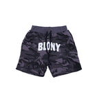 BLONY GREY CAMOUFLAGE DISTRESSED SHORTS - XXXL image
