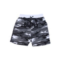 BLONY WHITE CAMOUFLAGE DISTRESSED SHORTS image 0