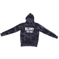 BLONY GREY CAMOUFLAGE DISTRESSED ZIP UP HOODIE image 0