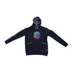 BLONY BLACK LIFE LOVE LOYAL GLO N DARK HOODIE - XL image