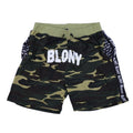 BLONY GREEN CAMOUFLAGE DISTRESSED SHORTS image 0